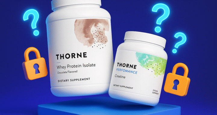 THORNE Performance Whey Protein Isolate & Creatine: Elevating Your Results Naturally